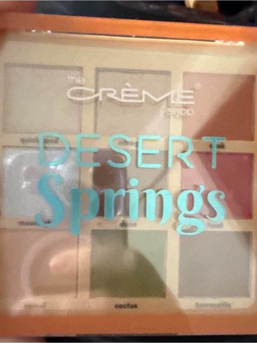 The Crème Desert Springs Eyeshadow Palette — Desert Neutrals & Green